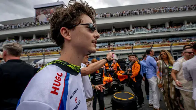 How Timothee Chalamet went undetected at Miami GP in VCARB ‘disguise’