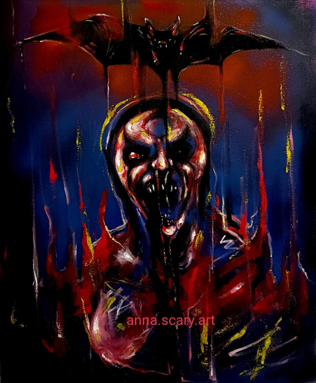 Art by @animvs_ #art #artwork #dark #darkart #horror #horrorart