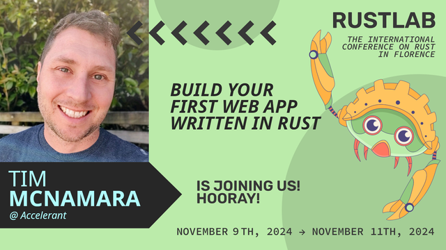 Tim McNamara: Build your first web app written in Rust