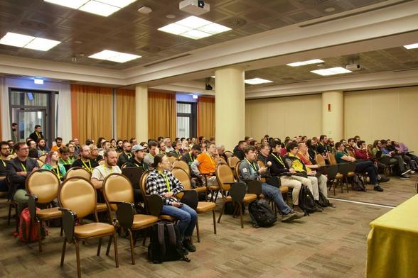 Participants at RustLab, the International Conference on Rust in Florence, November 9th, 2024 - November 11th 2024