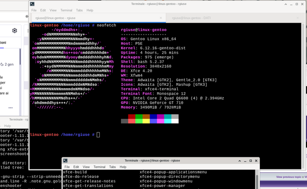 Gentoo neofetch image