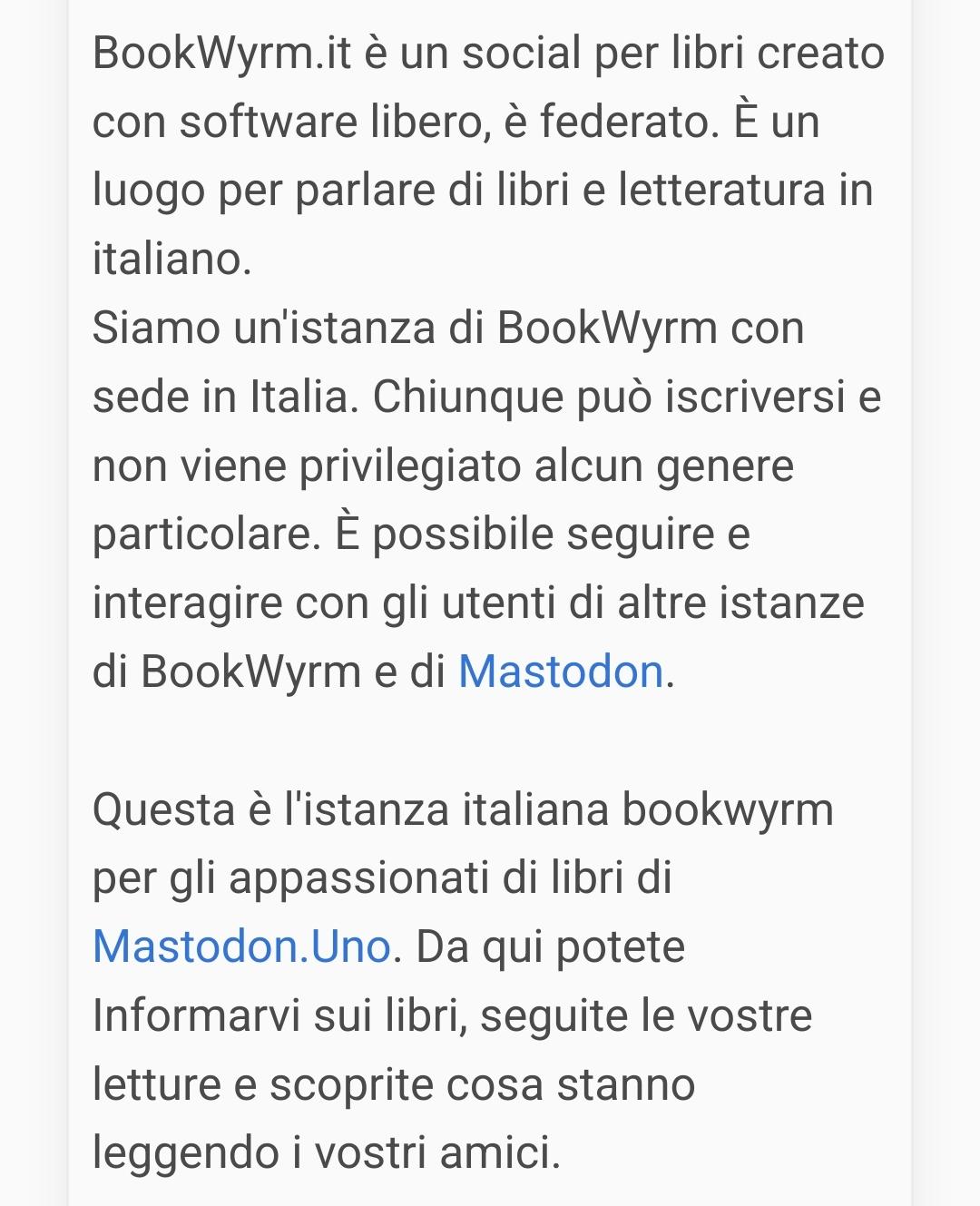 Presentazione dove si parla dell'esistenza di altre istanze.