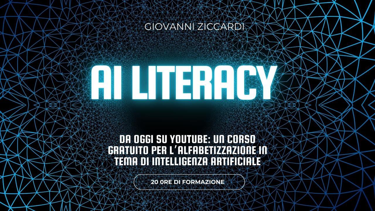 AI Literacy. La locandina del corso