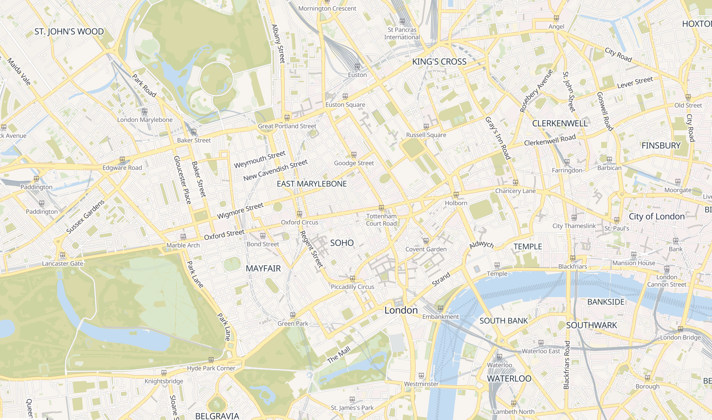 Mappa di OpenStreetmap in formato vettoriale