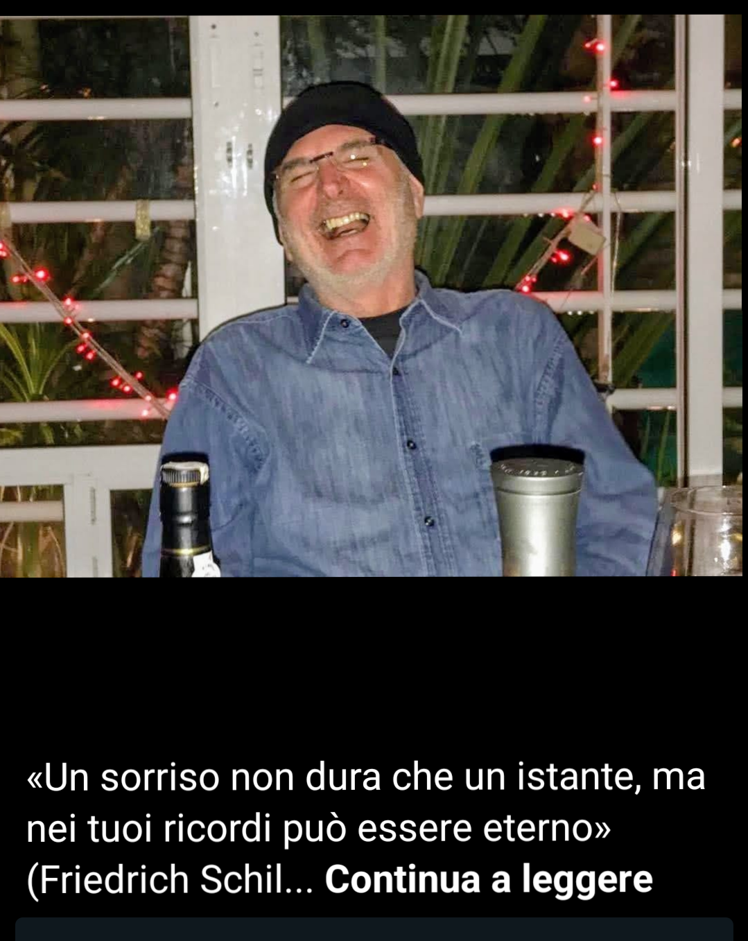 👆foto...del quasi fratello anfitrione Bruno, ...oggi in Brasile... ormai da anni orsono, ... che mi sconsigliò.. A suo tempo...di continuare a frequentare la 😂 di lui sister... che come mi aveva 🤣"diagnosticato" ...mi avrebbe nei successivi 4anni di convivenza....svitato un 😂 neurone al dì...fino a ridurmi 👉🏼bi-polare🥹
