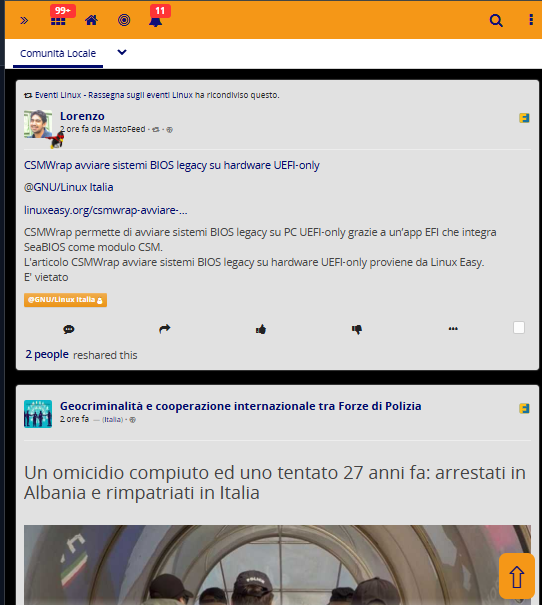 Una schermata da poliverso.org