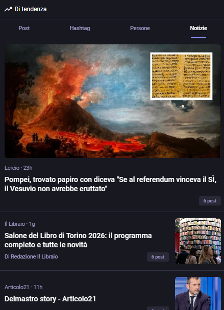 Le notizie in tendenza su poliversity.it