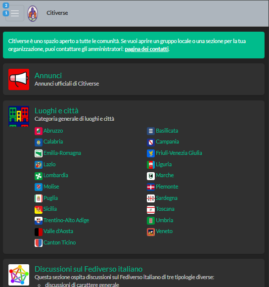 Le comunità di citiverse.it