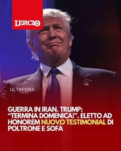 Trump testimonial di poltrone e sofà