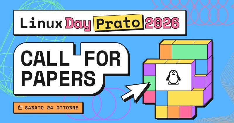 Infografica linuxday 2026 a Prato