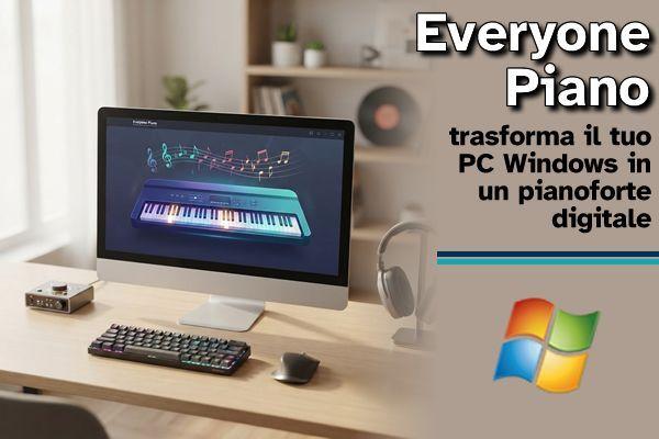 trasforma la tastiera del computer in uno strumento musicale digitale