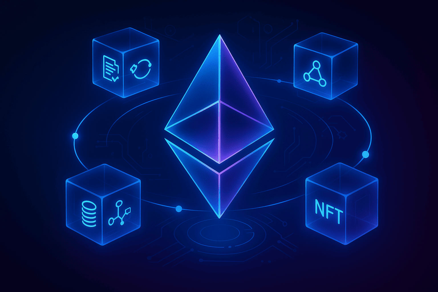 Immagine di una blockchain