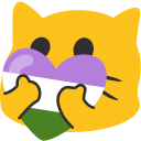:QueerCatHeart_Genderqueer: