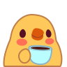 :chick_coffee: