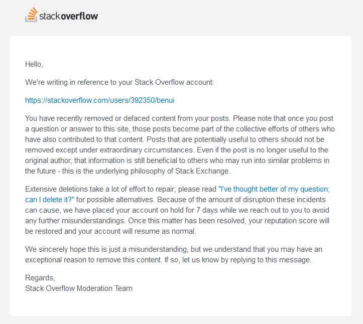 Attached: 2 images  Stack Overflow announced that they are partnering with OpenAI, so I tried to delete my highest-rated answers.  Stack Overflow does