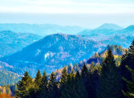 View from the jochart, lower austria