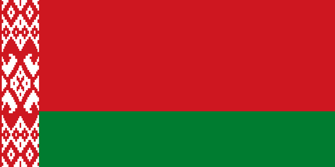 Flag of Belarus.