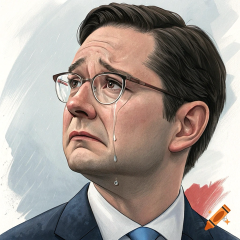 Poilievre crying