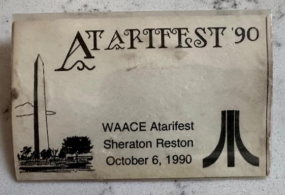 Atarifest '90 badge