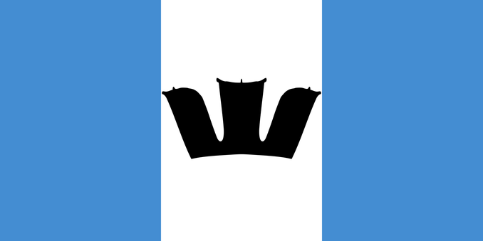 Flag of Rennell and Bellona, Solomon Islands.