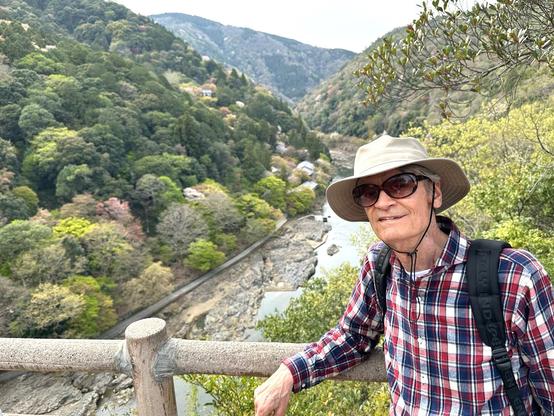Little-known lookout over the river and gorge