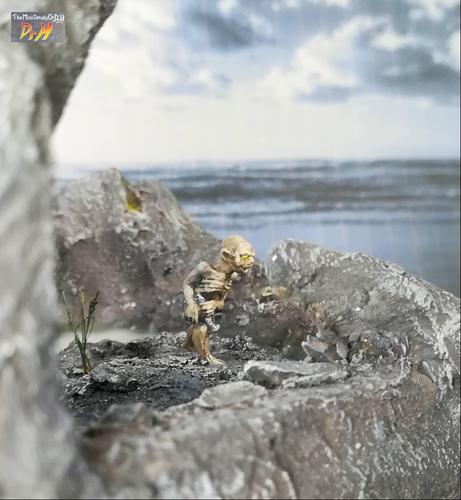 Gollum at a distance.