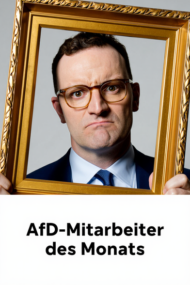 !B Jens Spahn als AfD-Mitarbeiter des Monats
