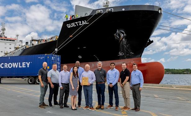 JAXPORT welcomes LNG-fueled Quetzal on its maiden voyage