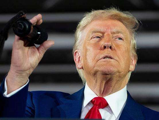 Fact-checking Trump’s claims at 100-day rally in Michigan | Donald Trump News