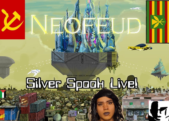 Silver Spook Live over Neofeud title screen