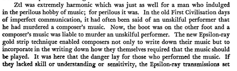 "a composer's music was liable to murder an unskilful performer"
