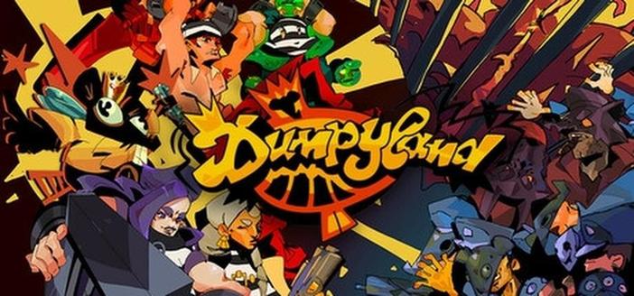 Steam store header image for a game called Dumpyland