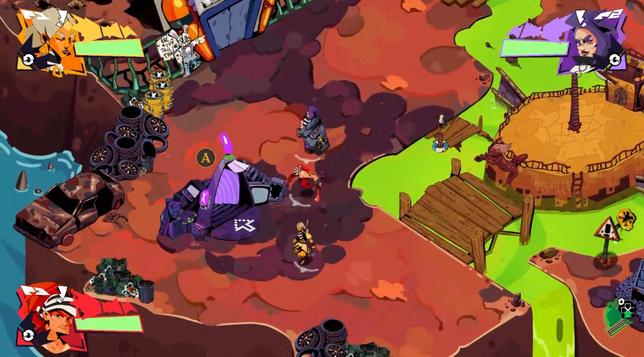 Screenshot from a game called Dumpyland