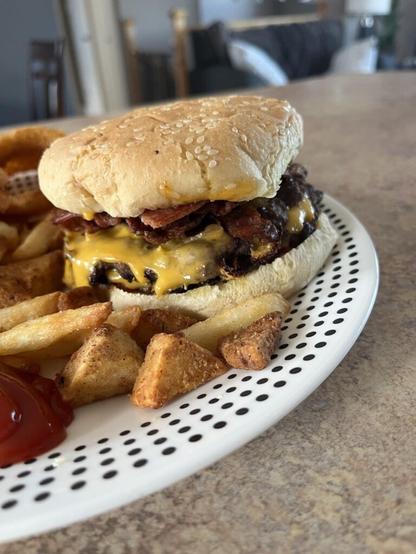Homemade baconator