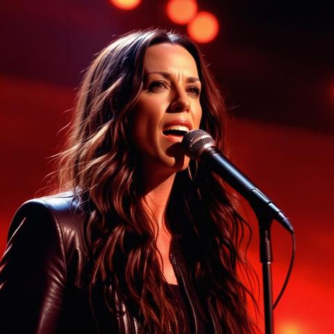 90s music art: Alanis Morissette