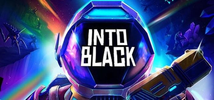 Steam store header image for a game called Into Black