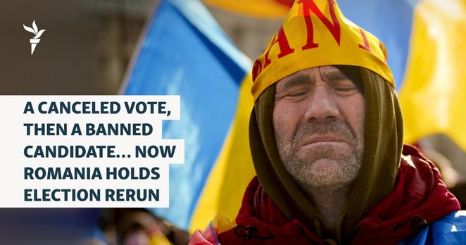 A Canceled Vote, Then A Banned Candidate…Now Romania Holds Election Rerun