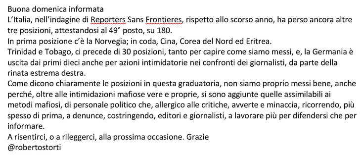 Immagine testo di pareridistorti del 4/5 su radiobase.eu