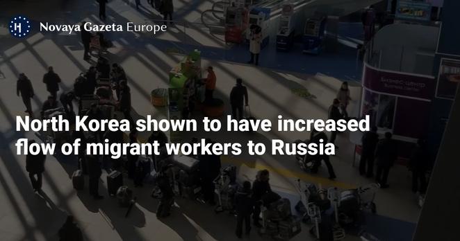 North Korea shown to have increased flow of migrant workers to Russia — Novaya Gazeta Europe