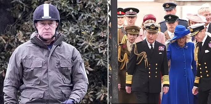 Prince Andrew snub by King Charles-Royal Family VE day festive