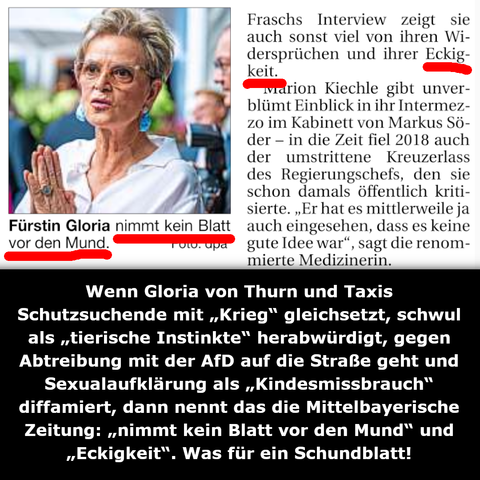 Zeitungsausschnitt aus der Mittelbayerischen Zeitung