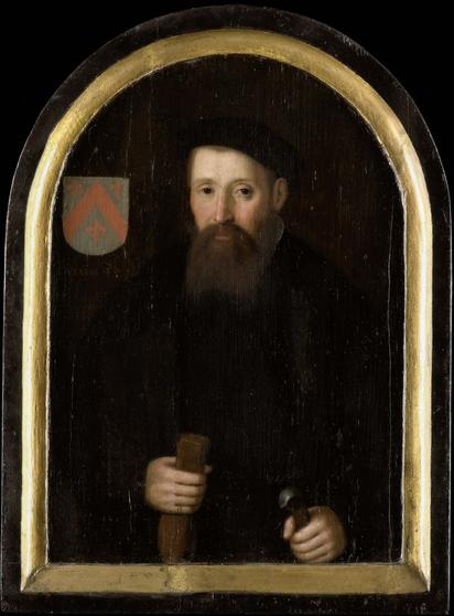 Portrait of Willem Fransz van Schoterbosch (c. 1510-?), Cornelis Engelsz (attributed to), c. 1620