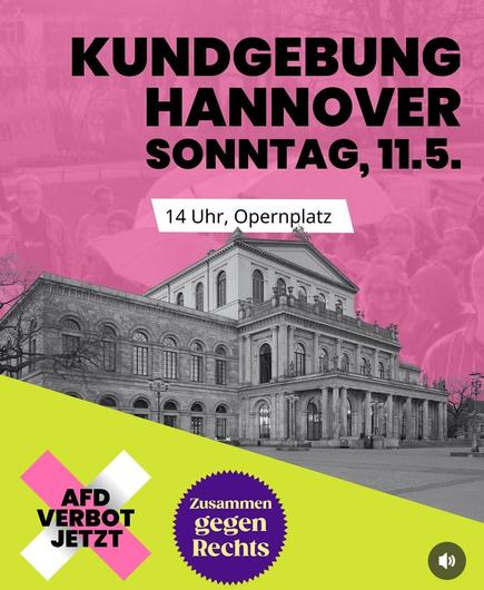 Kundgebung Hannover Sonntag 11.5. 14 Uhr Opernplatz