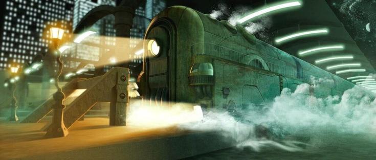 Trainstation Retro Future Part 2 by RubenTeshmar