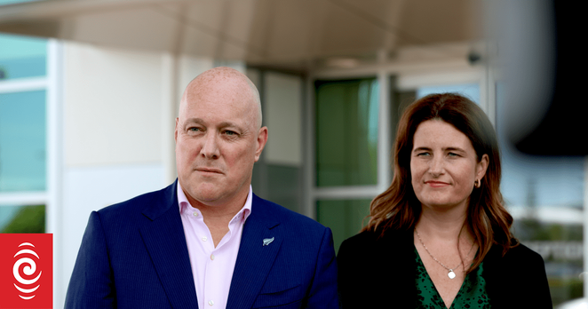 Prime Minister Christopher Luxon and Economic Growth Minister Nicola Willis.