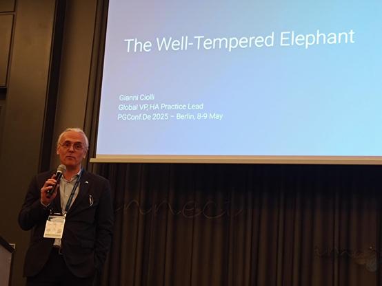 Gianni Ciolli and his first slide