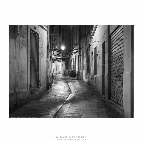 Night scene, Montpellier, France