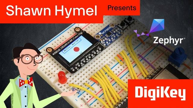GUI on LCD with LVGL on Zephyr