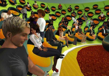 drawback to hybrid events: an illustration of a virtual audience of avatars. Image attribution: http://www.flickr.com/photos/public_diplomacy/ / CC BY-ND 2.0