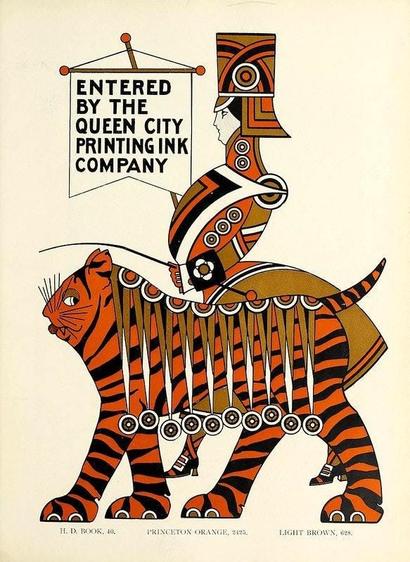 Queen City Printing Ink Company (1906). Artwork by Augustus L. Jansson.